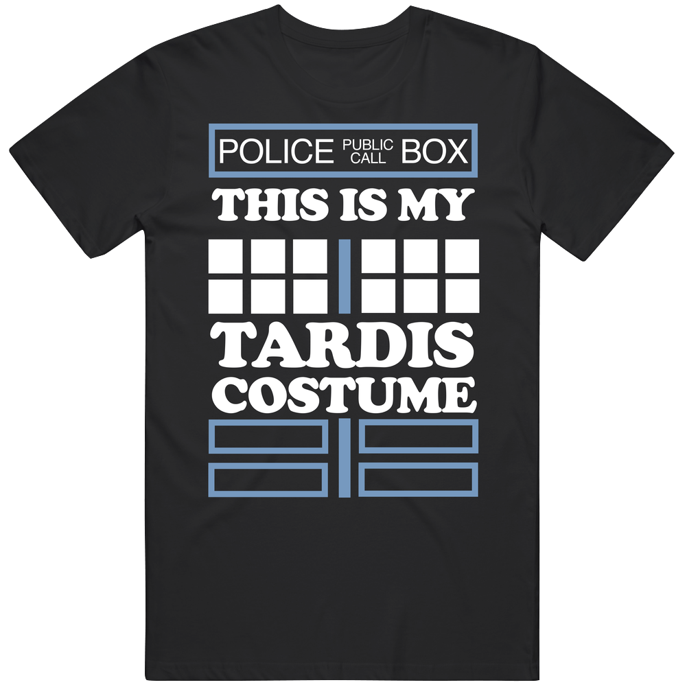 This Is My Tardis Costume Doctor Who Halloween Costume Men’s 100% Cotton Black T Shirt This Is My Tardis Costume Doctor Who Halloween Costume Men’s 100% Cotton Black T Shirt