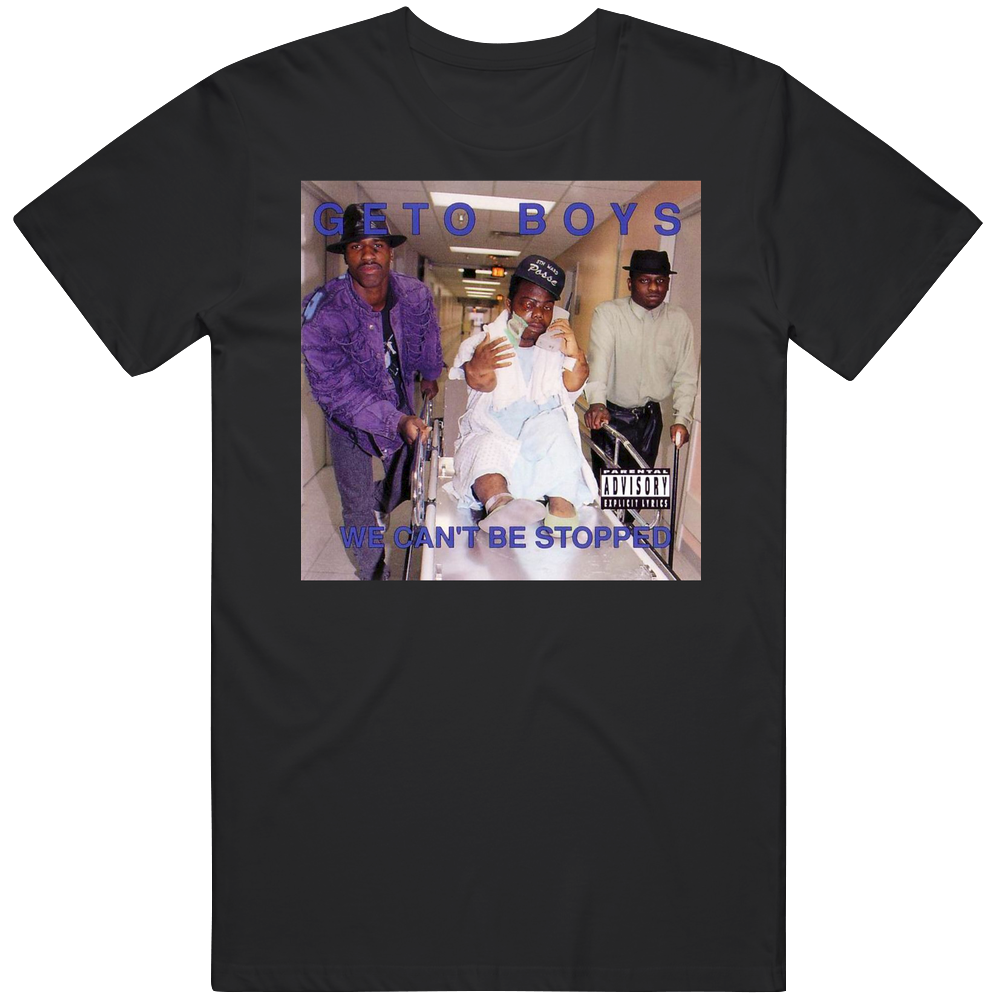 Geto Boys We Can't Be Stopped 90's Hip Hop Album Cool Retro Men’s 100% Cotton Black T Shirt Geto Boys We Can't Be Stopped 90's Hip Hop Album Cool Retro Men’s 100% Cotton Black T Shirt