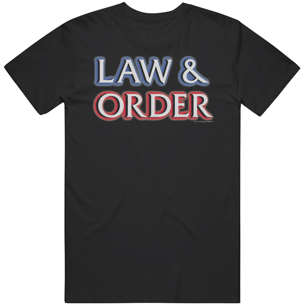Law And Order 90s Tv Show Drama Men’s 100% Cotton Black T Shirt Law And Order 90s Tv Show Drama Men’s 100% Cotton Black T Shirt
