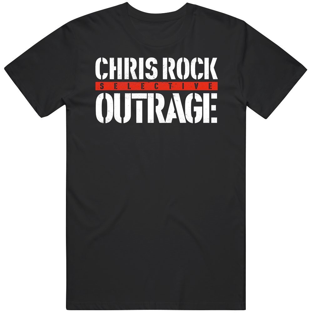 Chris Rock Selective Outrage Logo Men’s 100% Cotton Black T Shirt Chris Rock Selective Outrage Logo Men’s 100% Cotton Black T Shirt