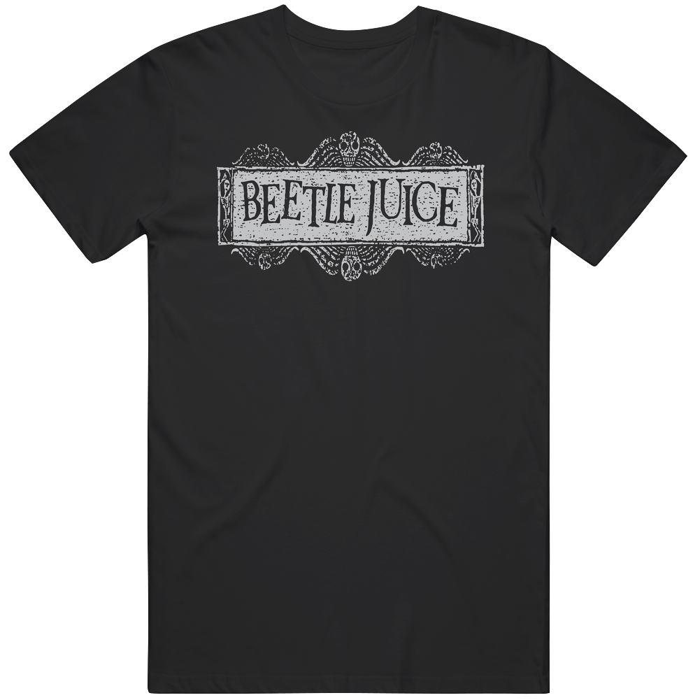 Beetlejuice Retro 80s Tv Show Logo Fan Men’s 100% Cotton Black T Shirt Beetlejuice Retro 80s Tv Show Logo Fan Men’s 100% Cotton Black T Shirt