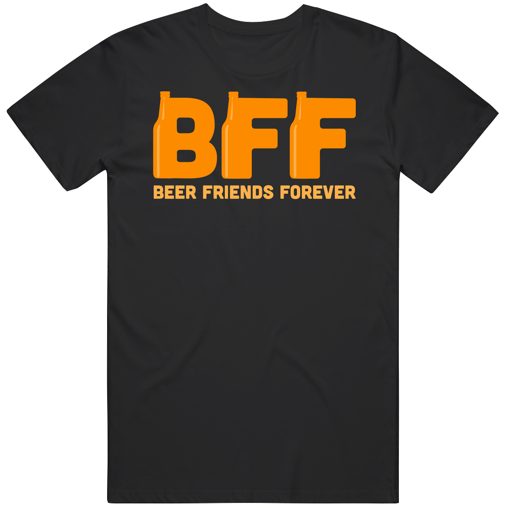Bff Beer Friends Forever Funny Drinking Men’s 100% Cotton Black T Shirt Bff Beer Friends Forever Funny Drinking Men’s 100% Cotton Black T Shirt