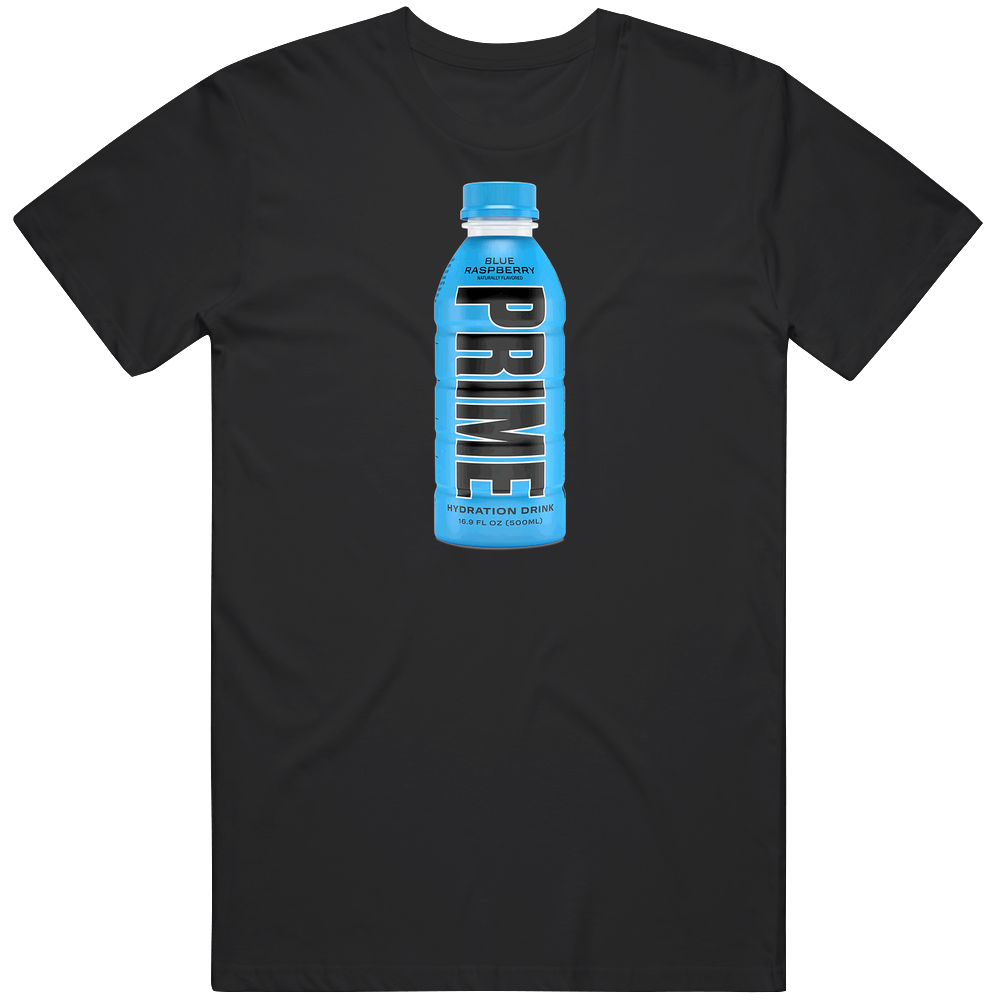 Prime Blue Raspberry Men’s 100% Cotton Black T Shirt Prime Blue Raspberry Men’s 100% Cotton Black T Shirt