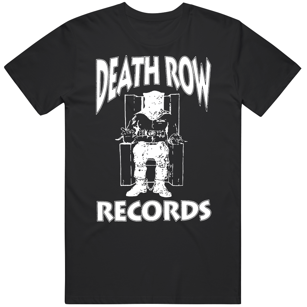 Death Row Records Logo Men’s 100% Cotton Black T Shirt Death Row Records Logo Men’s 100% Cotton Black T Shirt