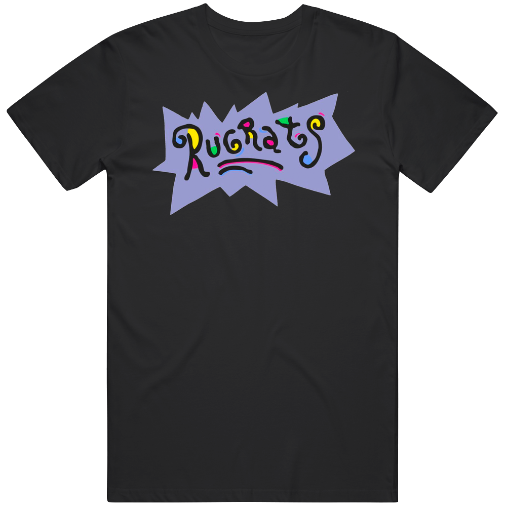 Rugrats 90s Tv Show Cartoon Men’s 100% Cotton Black T Shirt Rugrats 90s Tv Show Cartoon Men’s 100% Cotton Black T Shirt