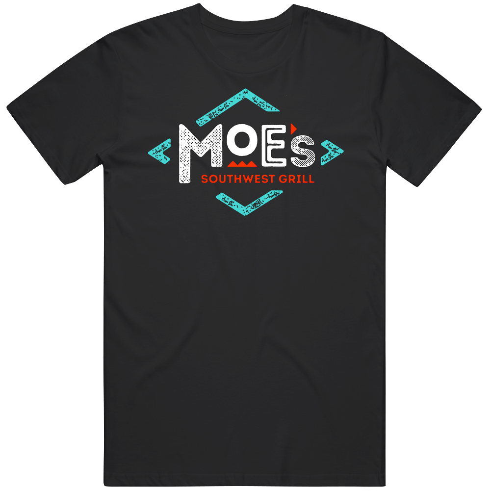 Moe's Southwest Grill American Favourite Food Cool Men’s 100% Cotton Black T Shirt Moe's Southwest Grill American Favourite Food Cool Men’s 100% Cotton Black T Shirt