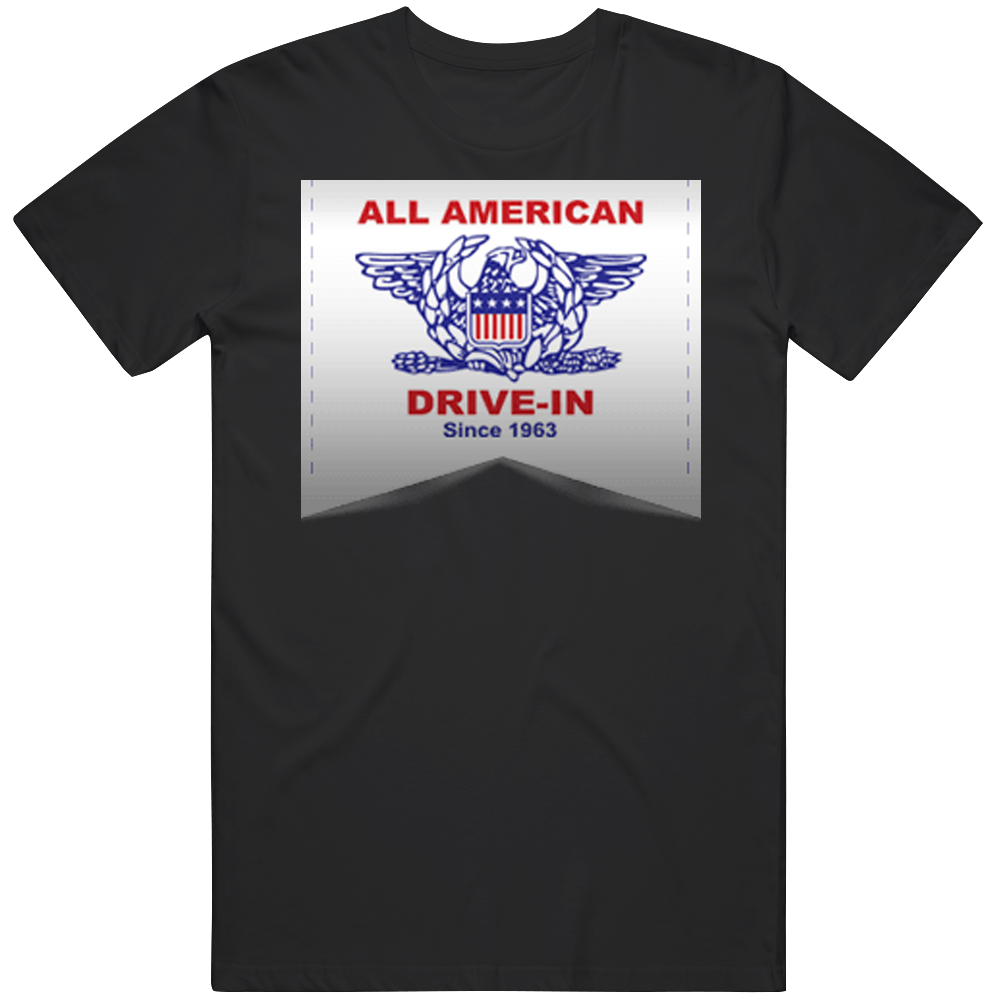 All American Hamburger Drive In Burger Food Fan Men’s 100% Cotton Black T Shirt All American Hamburger Drive In Burger Food Fan Men’s 100% Cotton Black T Shirt
