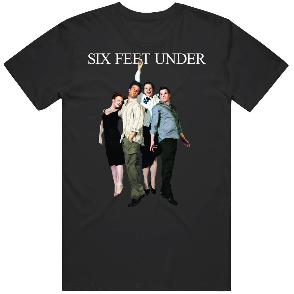 Six Feet Under Men’s 100% Cotton Black T Shirt Six Feet Under Men’s 100% Cotton Black T Shirt