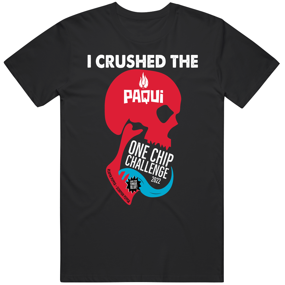 I Crushed The Pacqui One Chip Challenge 2022 Men’s 100% Cotton Black T Shirt I Crushed The Pacqui One Chip Challenge 2022 Men’s 100% Cotton Black T Shirt