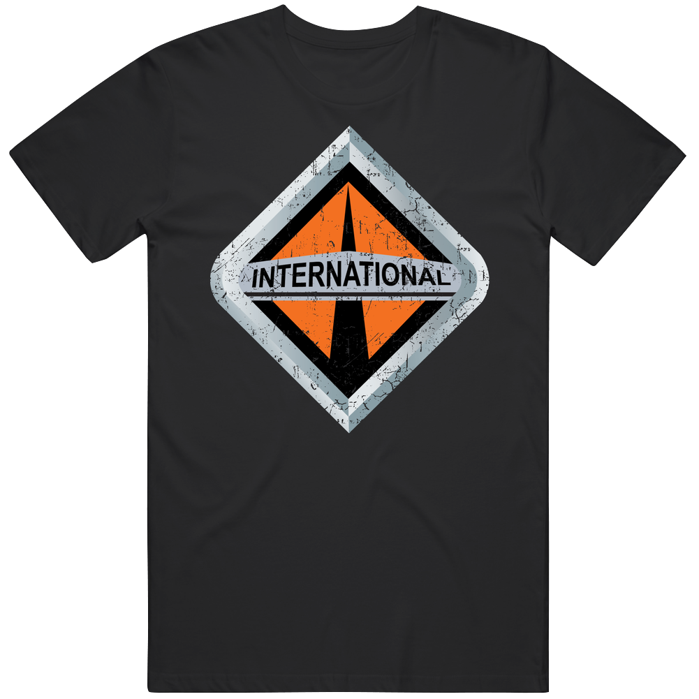 International Trucks Automobile Car Truck Motorcycle Auto Parts Cool Distressed Style Brand Logo Emblem Men’s 100% Cotton Black T Shirt International Trucks Automobile Car Truck Motorcycle Auto Parts Cool Distressed Style Brand Logo Emblem Men’s 100% Cotton Black T Shirt