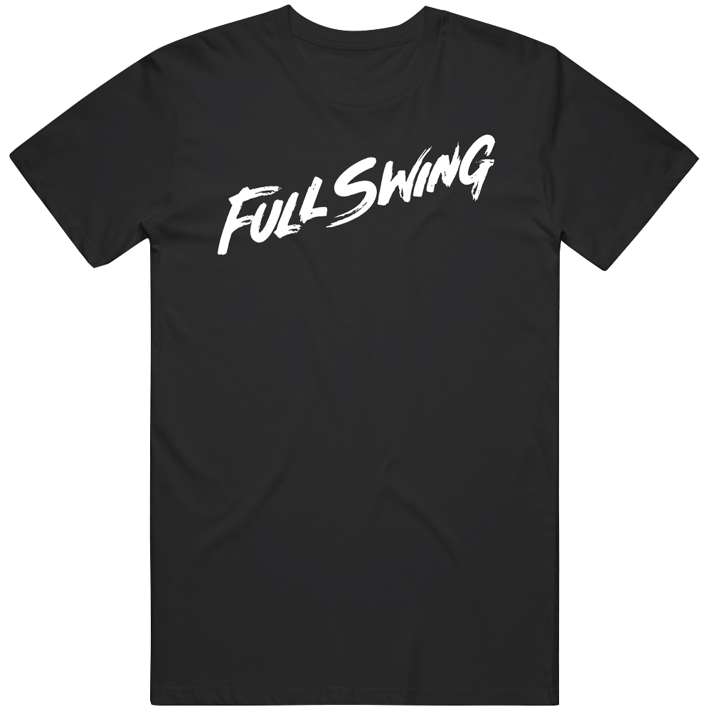 Full Swing Golf Tv Show Logo Men’s 100% Cotton Black T Shirt Full Swing Golf Tv Show Logo Men’s 100% Cotton Black T Shirt