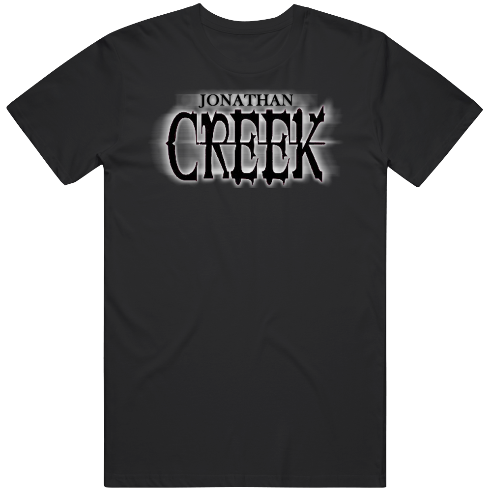 Jonathan Creek 90s Tv Show Crime Men’s 100% Cotton Black T Shirt Jonathan Creek 90s Tv Show Crime Men’s 100% Cotton Black T Shirt