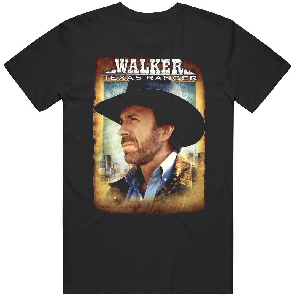 Walker Texas Ranger Tv Series Drama Men’s 100% Cotton Black T Shirt Walker Texas Ranger Tv Series Drama Men’s 100% Cotton Black T Shirt