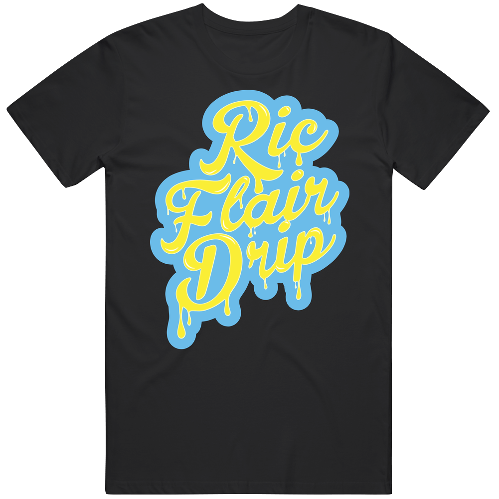 Ric Flair Drip Retro Fan Men’s 100% Cotton Black T Shirt Ric Flair Drip Retro Fan Men’s 100% Cotton Black T Shirt
