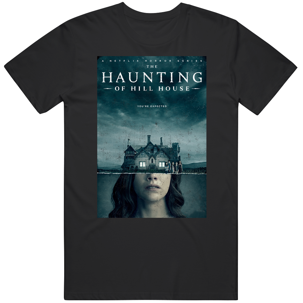 The Haunting Of Hill House Netflix Distressed Look Tv Show Fan Men’s 100% Cotton Black T Shirt The Haunting Of Hill House Netflix Distressed Look Tv Show Fan Men’s 100% Cotton Black T Shirt