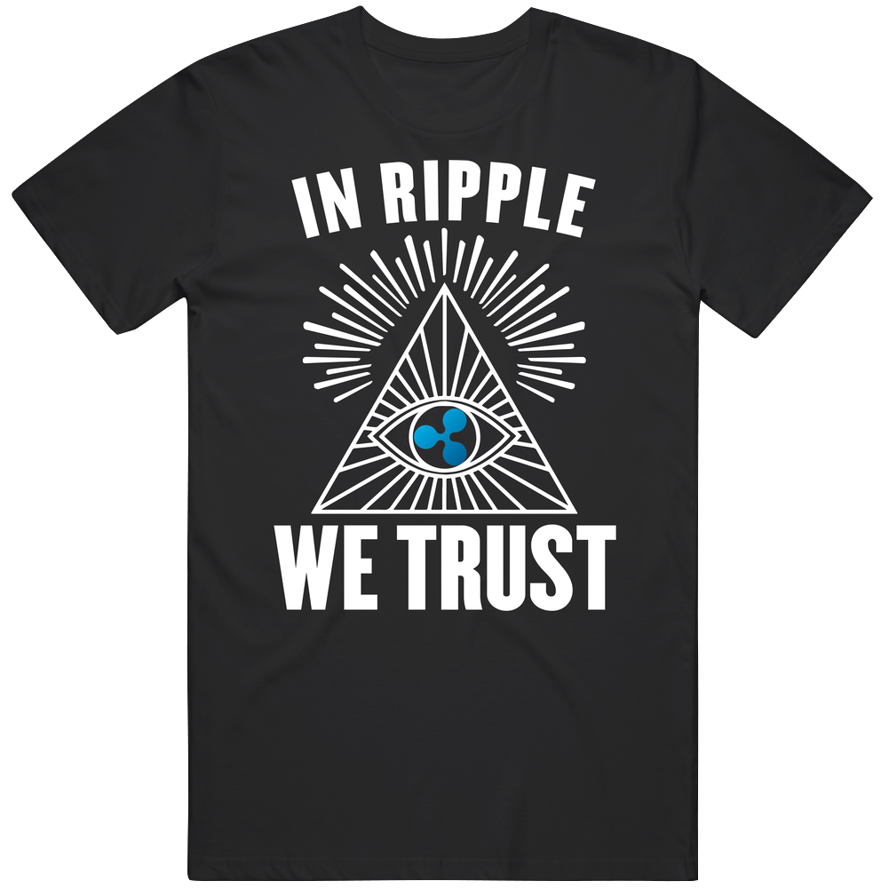 In Ripple Xrp We Trust Cryptocurrency Investor Men’s 100% Cotton Black T Shirt In Ripple Xrp We Trust Cryptocurrency Investor Men’s 100% Cotton Black T Shirt
