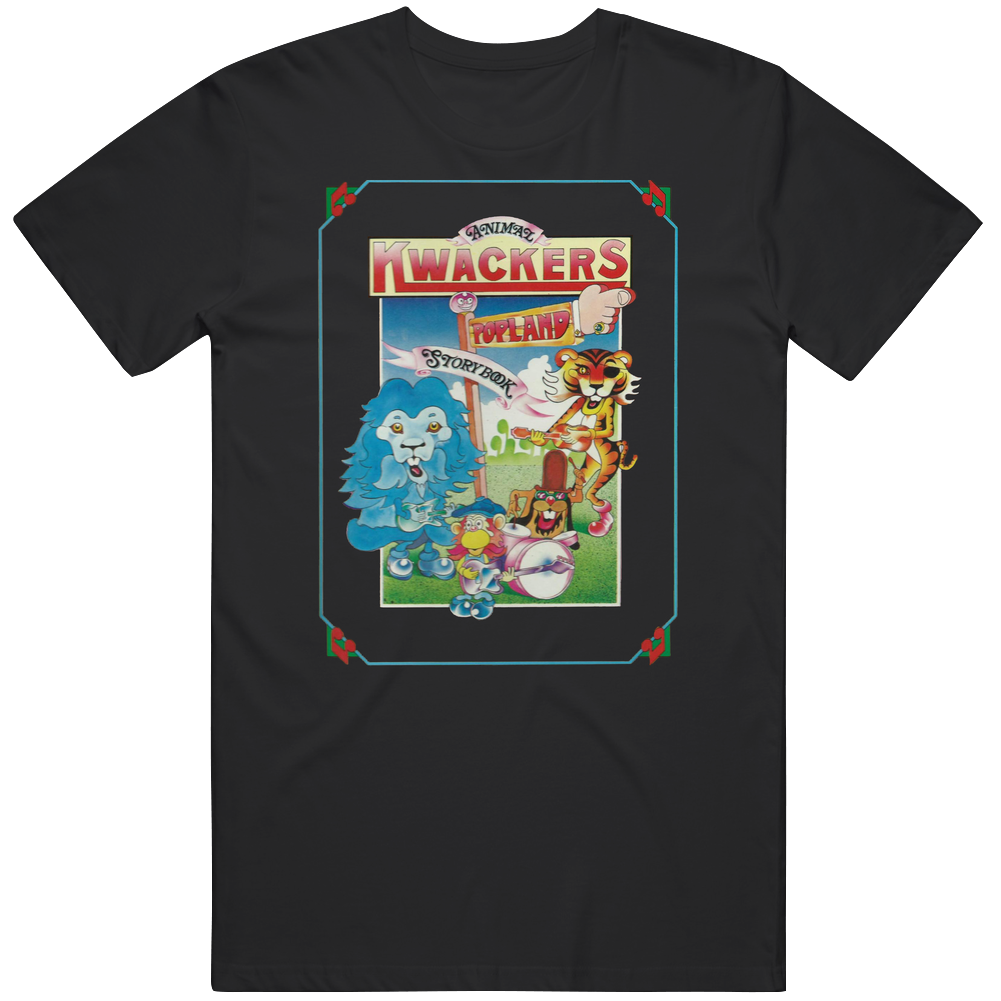 Animal Kwackers Fictional Music Group Fan Men’s 100% Cotton Black T Shirt Animal Kwackers Fictional Music Group Fan Men’s 100% Cotton Black T Shirt