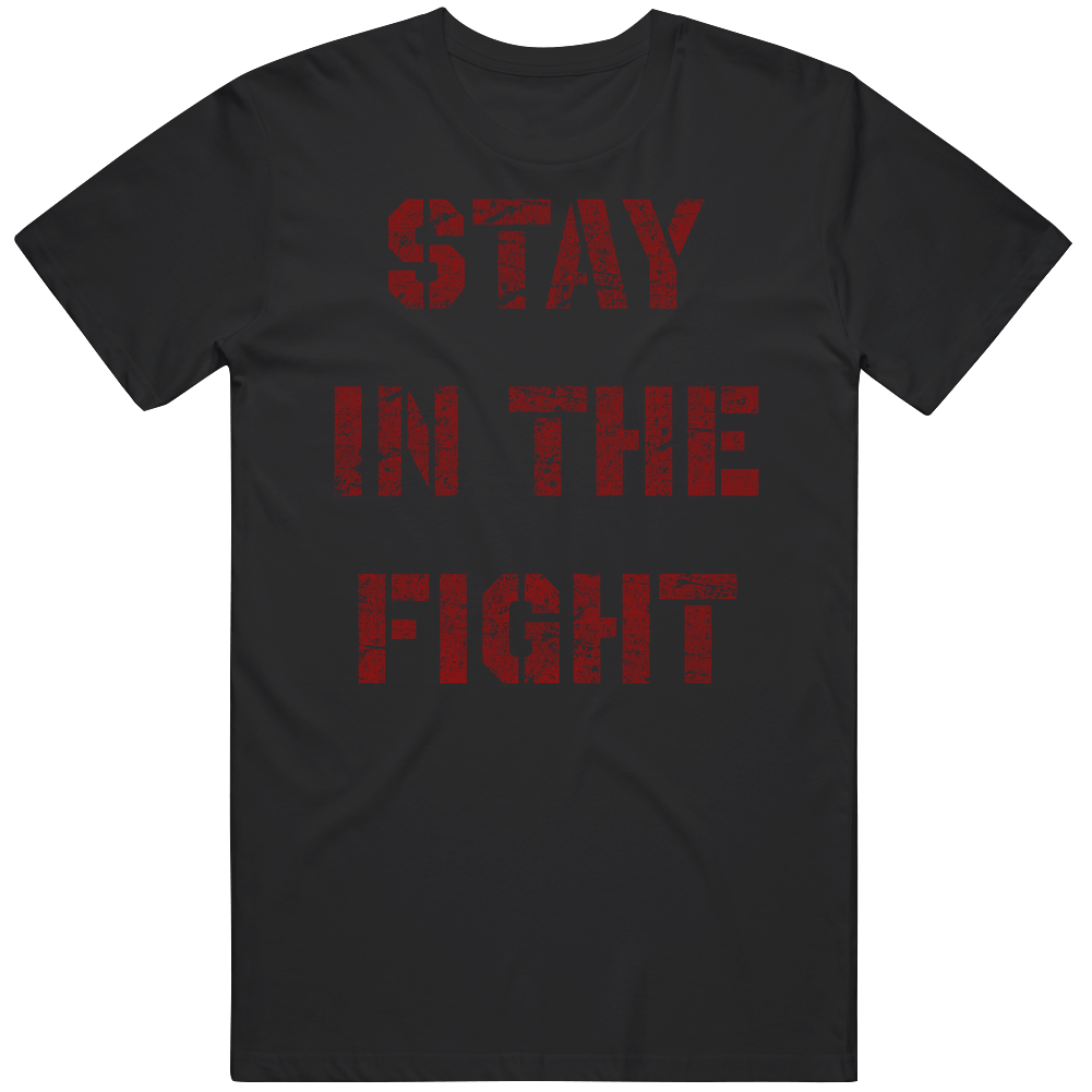 Stay In The Fight Nationals Men’s 100% Cotton Black T Shirt Stay In The Fight Nationals Men’s 100% Cotton Black T Shirt