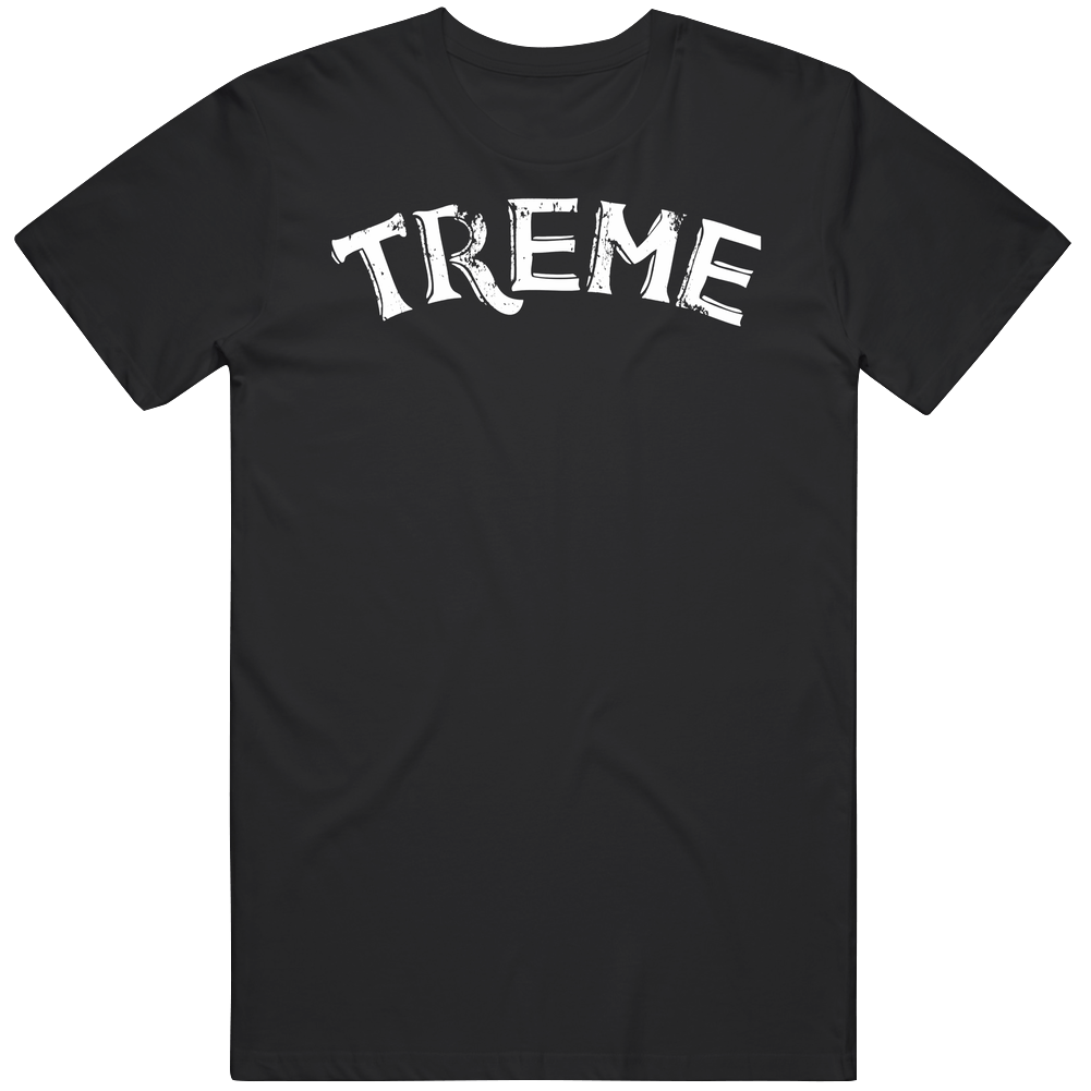 Treme Distressed Logo Tv Show Fan Men’s 100% Cotton Black T Shirt Treme Distressed Logo Tv Show Fan Men’s 100% Cotton Black T Shirt