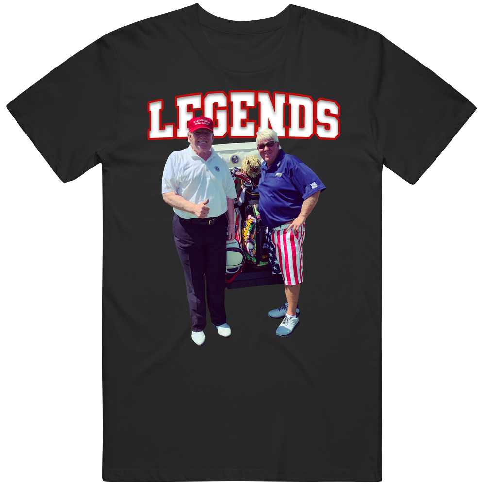 John Daly Donald Trump Legends Golt Men’s 100% Cotton Black T Shirt John Daly Donald Trump Legends Golt Men’s 100% Cotton Black T Shirt