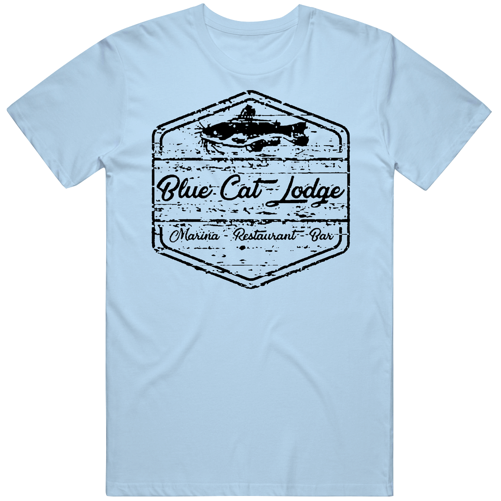 Blue Cat Lodge Ozark Netflix Tv Show Fan Men’s 100% Cotton Light Blue T Shirt Blue Cat Lodge Ozark Netflix Tv Show Fan Men’s 100% Cotton Light Blue T Shirt