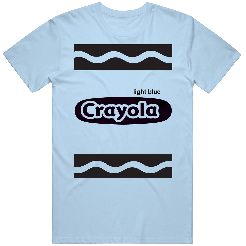 Crayola Light Blue Crayon Halloween Costume Cute Funny Men’s 100% Cotton Light Blue T Shirt Crayola Light Blue Crayon Halloween Costume Cute Funny Men’s 100% Cotton Light Blue T Shirt