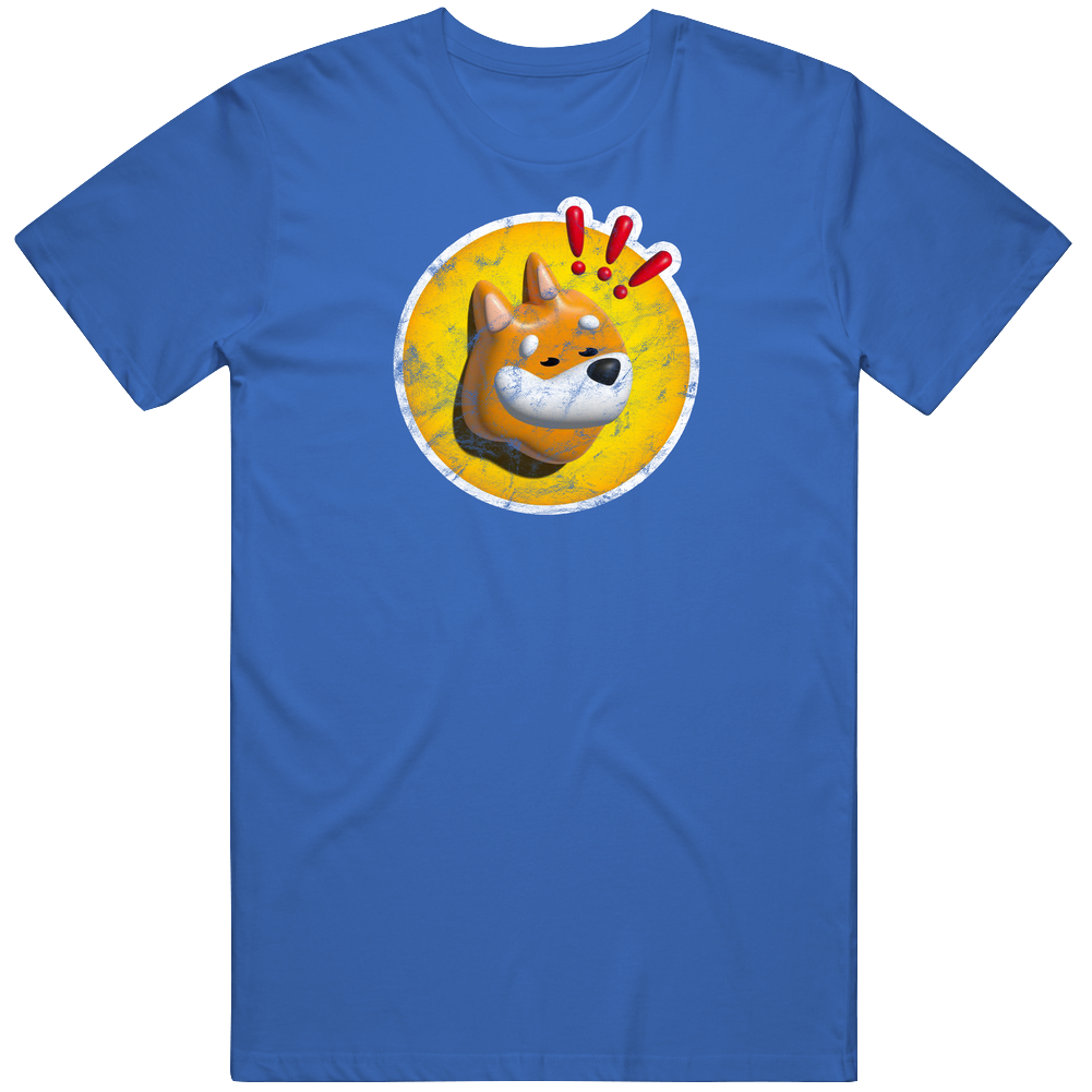 Bonk Coin Worn Look Men’s 100% Cotton Royal Blue T Shirt Bonk Coin Worn Look Men’s 100% Cotton Royal Blue T Shirt