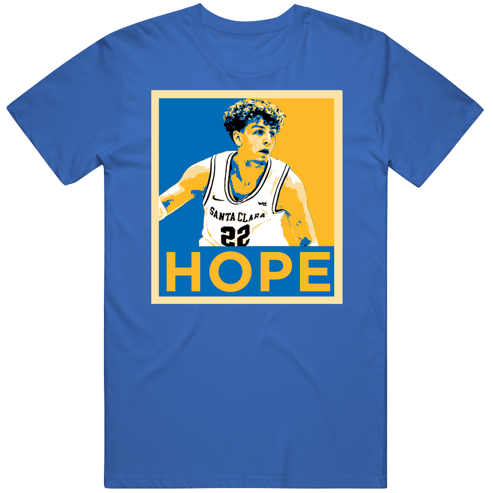 Brandin Podziemski Hope Basketball Men’s 100% Cotton Royal Blue T Shirt Brandin Podziemski Hope Basketball Men’s 100% Cotton Royal Blue T Shirt
