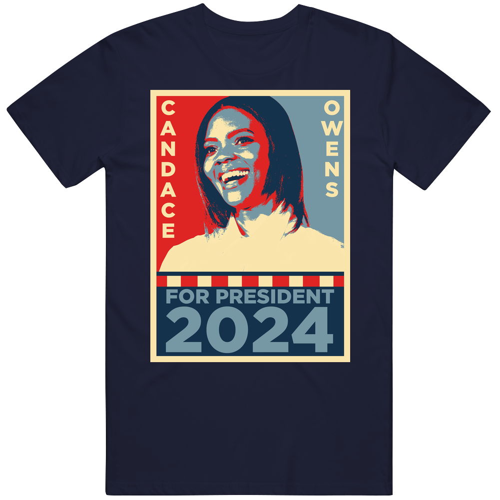 Candace Owens For President 2024 Election Hopeful Republican Men’s 100% Cotton Navy Blue T Shirt Candace Owens For President 2024 Election Hopeful Republican Men’s 100% Cotton Navy Blue T Shirt