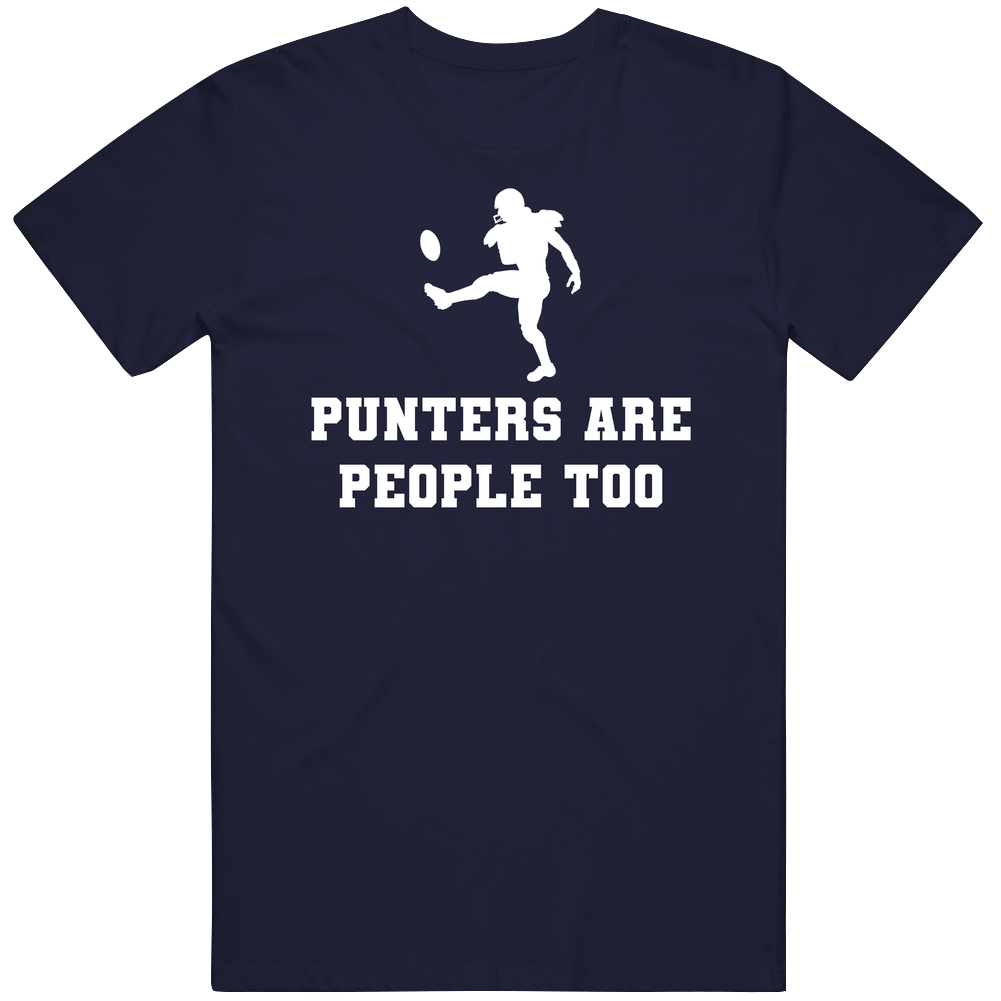 Johnny Hekker Los Angeles Punters Are People Too Football Men’s 100% Cotton Navy Blue T Shirt Johnny Hekker Los Angeles Punters Are People Too Football Men’s 100% Cotton Navy Blue T Shirt
