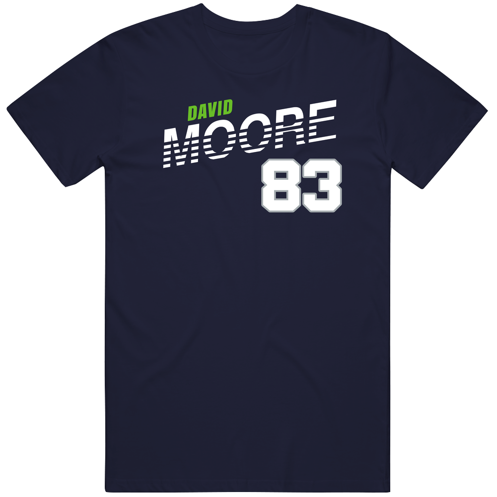 David Moore 83 Favorite Player Seattle Football Fan Men’s 100% Cotton Navy Blue T Shirt David Moore 83 Favorite Player Seattle Football Fan Men’s 100% Cotton Navy Blue T Shirt
