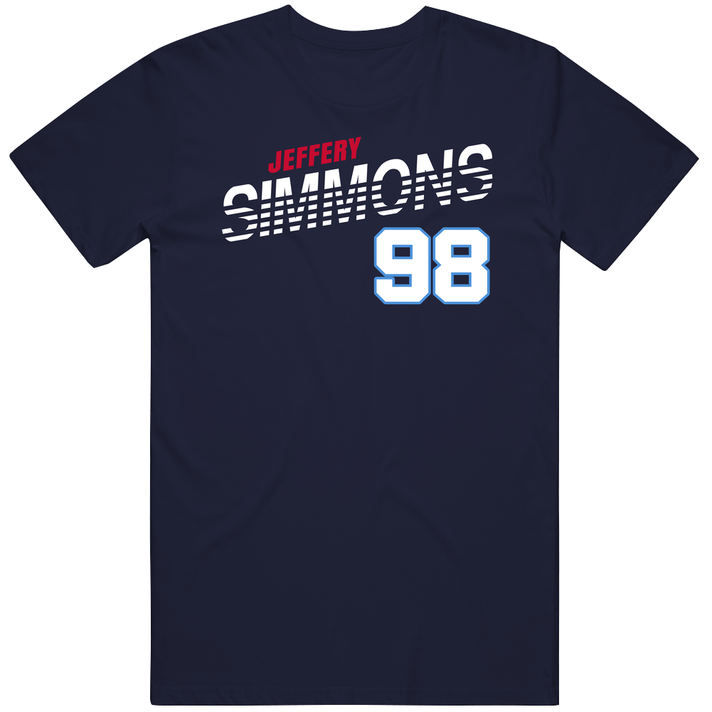 Jeffery Simmons 98 Favorite Player Tennessee Football Fan Men’s 100% Cotton Navy Blue T Shirt Jeffery Simmons 98 Favorite Player Tennessee Football Fan Men’s 100% Cotton Navy Blue T Shirt