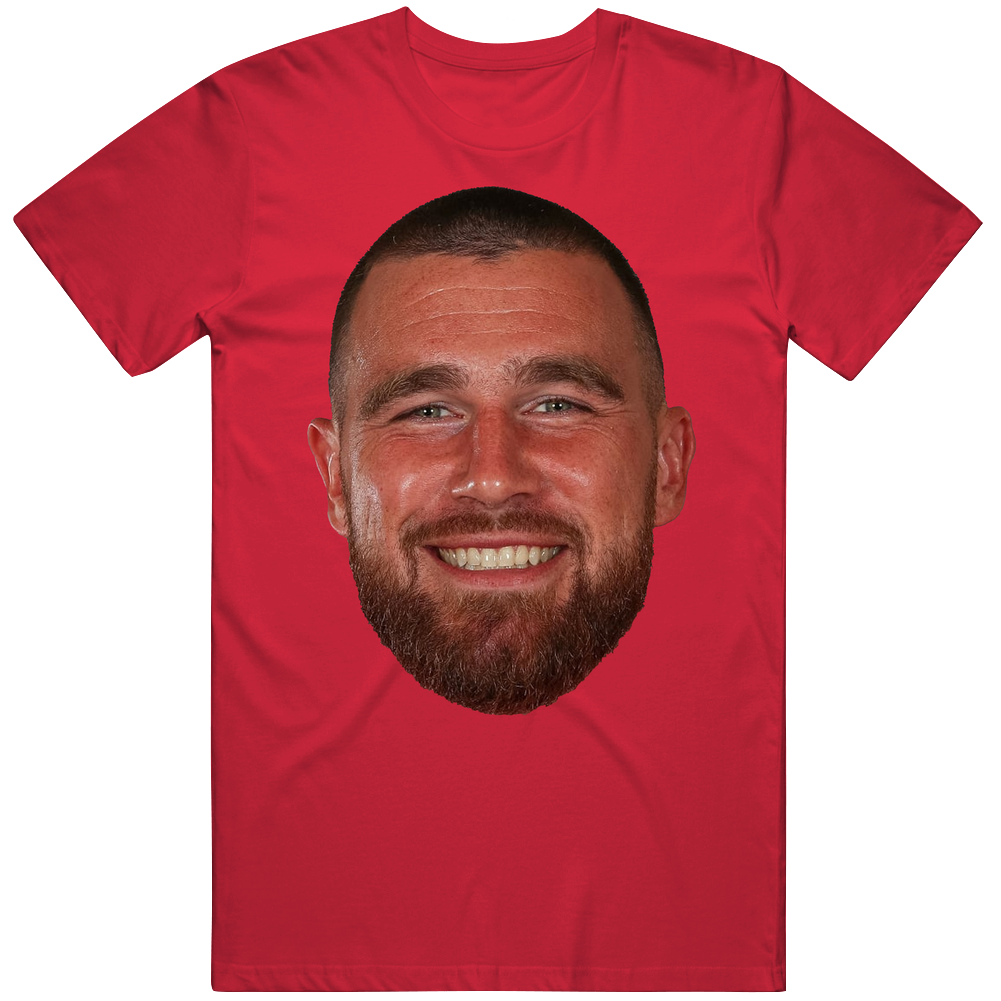 Travis Kelce Tight End Men’s 100% Cotton Red T Shirt Travis Kelce Tight End Men’s 100% Cotton Red T Shirt