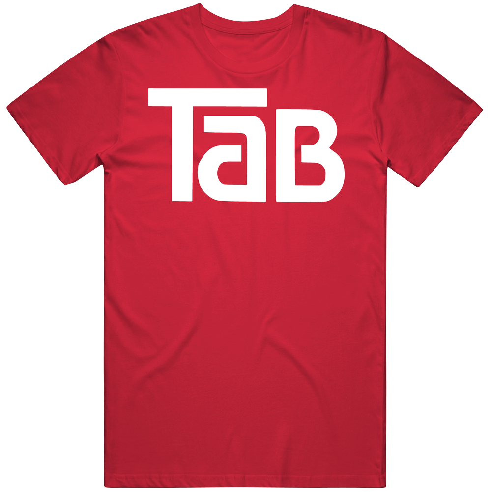 Tab Cola Reto 80's Men’s 100% Cotton Red T Shirt Tab Cola Reto 80's Men’s 100% Cotton Red T Shirt