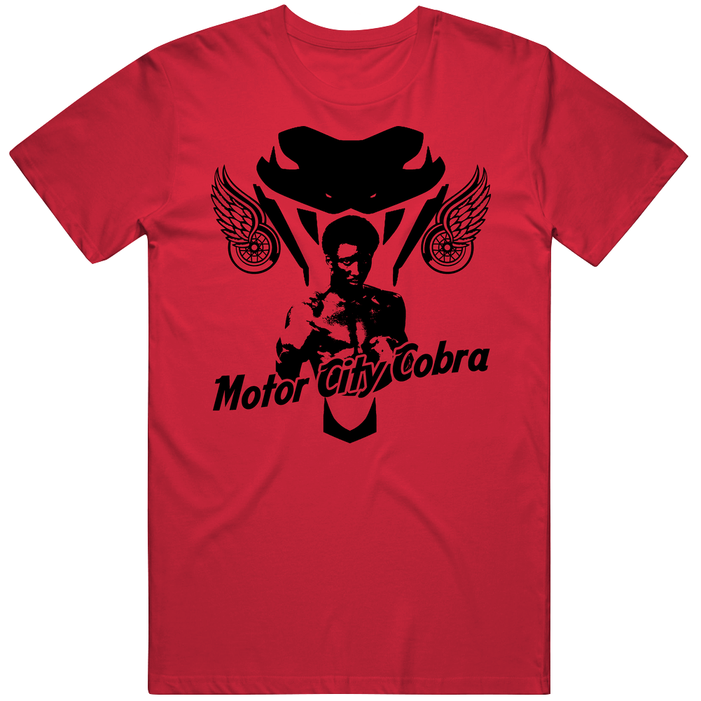 Thomas Hearns Motor City Cobra Boxing Men’s 100% Cotton Red T Shirt Thomas Hearns Motor City Cobra Boxing Men’s 100% Cotton Red T Shirt