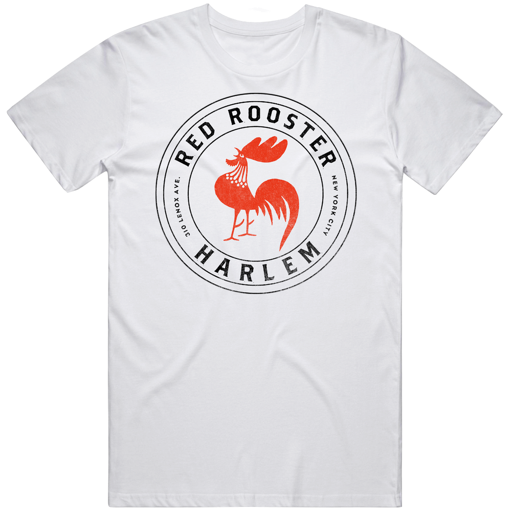 Red Rooster Harlem The Bronx New York Ny Restaurant Logo Men’s 100% Cotton White T Shirt Red Rooster Harlem The Bronx New York Ny Restaurant Logo Men’s 100% Cotton White T Shirt