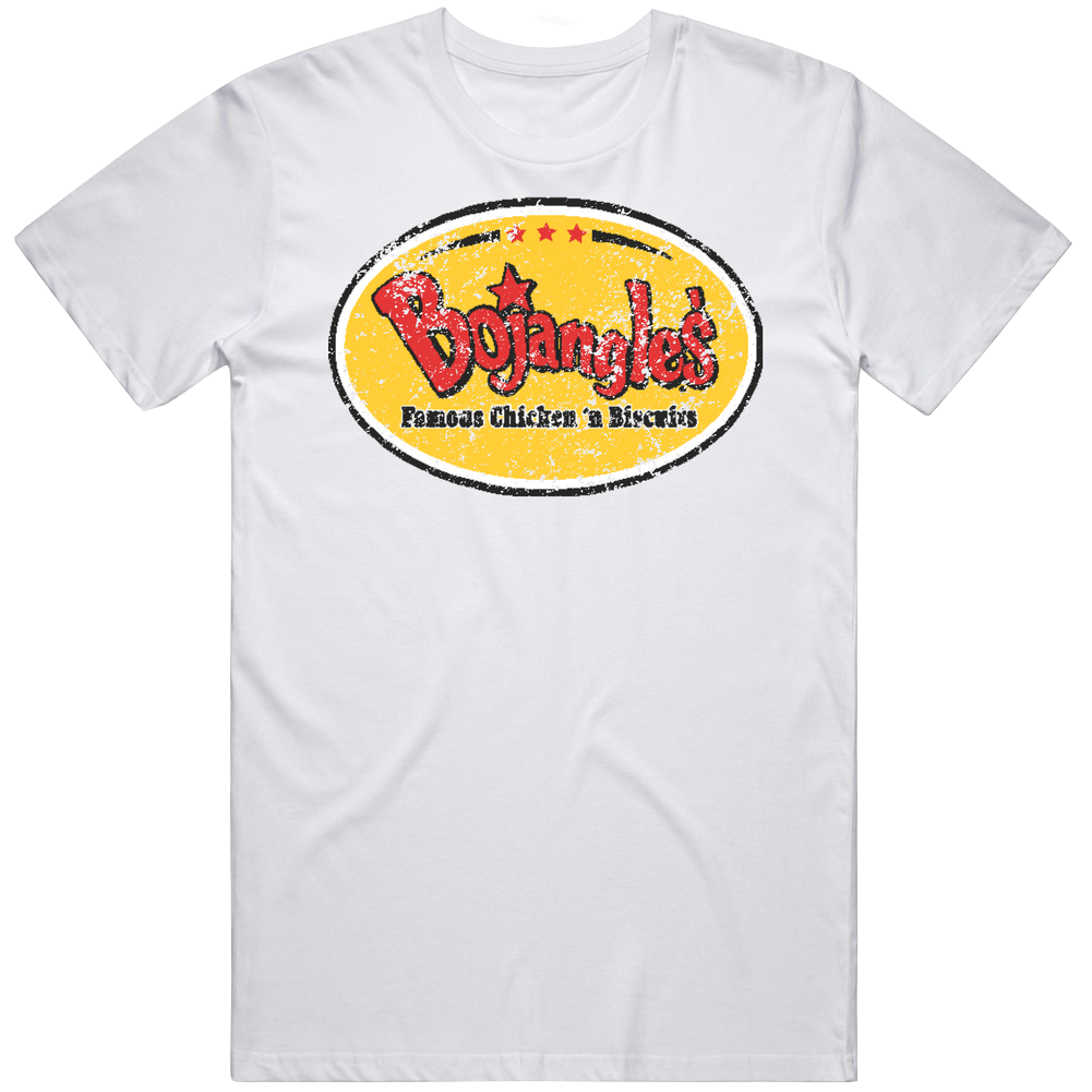 Bojangles Logo Popular Fast Food Restaurant Chicken Biscuits Fan Gift Men’s 100% Cotton White T Shirt Bojangles Logo Popular Fast Food Restaurant Chicken Biscuits Fan Gift Men’s 100% Cotton White T Shirt