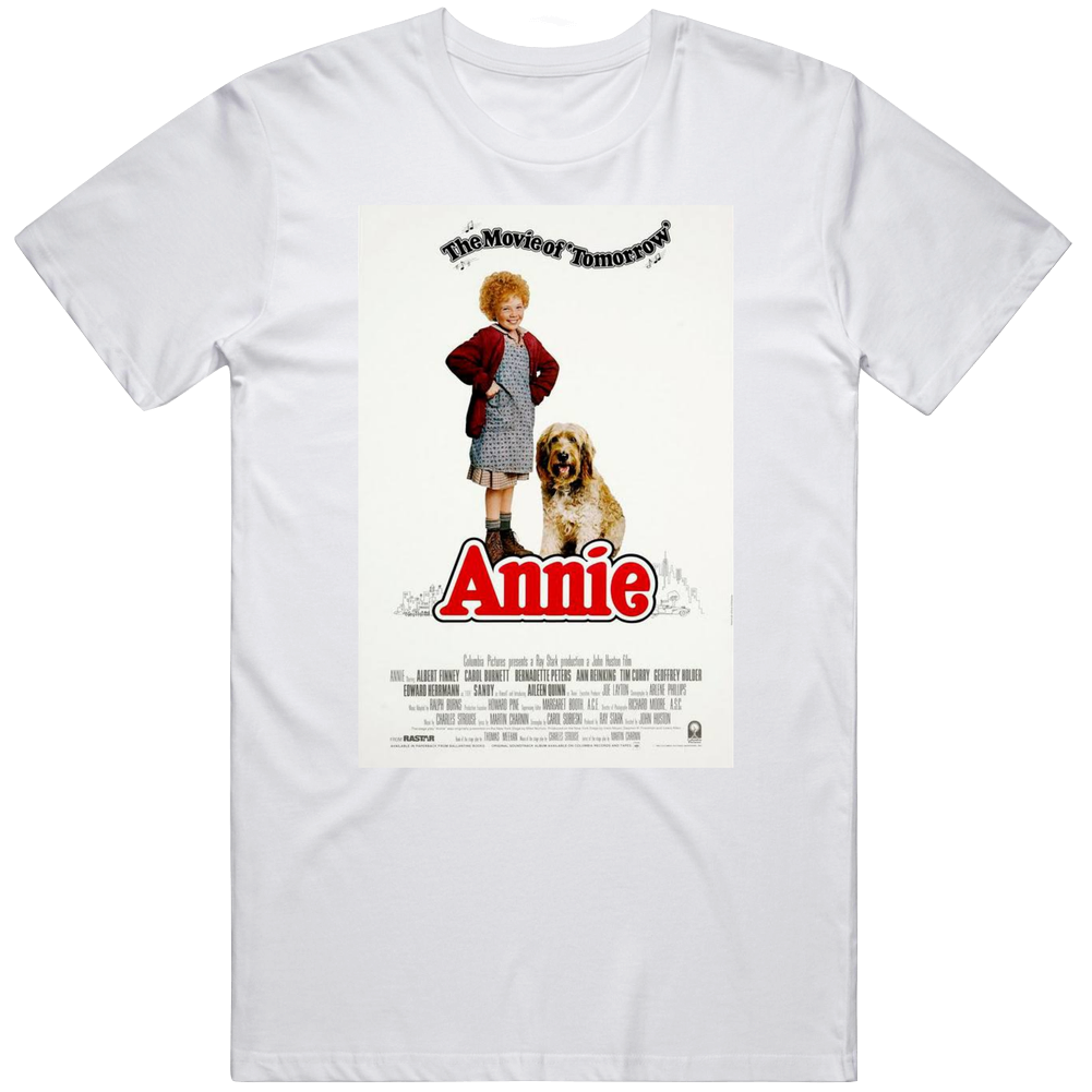 Annie Best 80s Retro Movie Fan Men’s 100% Cotton White T Shirt Annie Best 80s Retro Movie Fan Men’s 100% Cotton White T Shirt