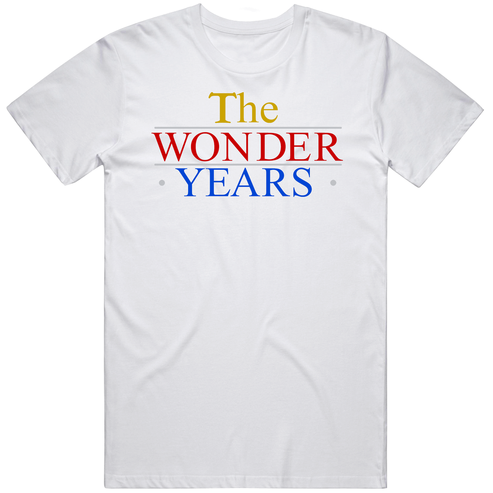 The Wonder Years Retro 80s Tv Show Logo Fan Men’s 100% Cotton White T Shirt The Wonder Years Retro 80s Tv Show Logo Fan Men’s 100% Cotton White T Shirt