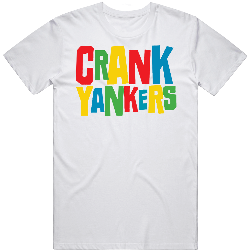 Crank Yankers Show Men’s 100% Cotton White T Shirt Crank Yankers Show Men’s 100% Cotton White T Shirt