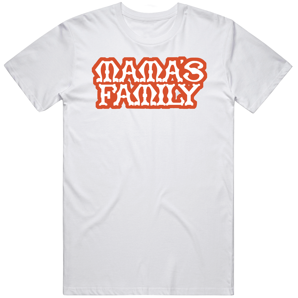 Mama's Family Retro 80s Tv Show Logo Fan Men’s 100% Cotton White T Shirt Mama's Family Retro 80s Tv Show Logo Fan Men’s 100% Cotton White T Shirt