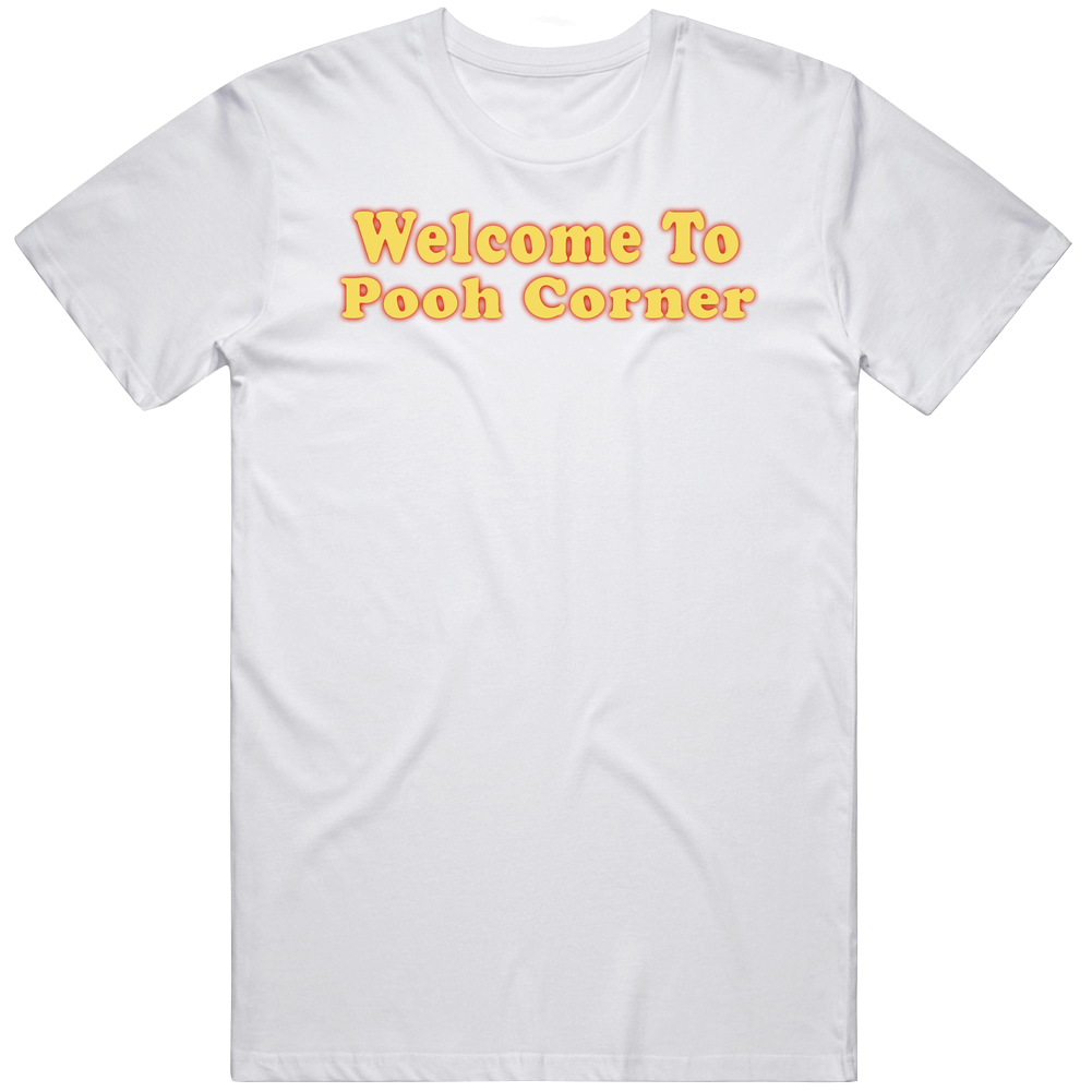 Welcome To Pooh Corner Retro 80s Tv Show Logo Fan Men’s 100% Cotton White T Shirt Welcome To Pooh Corner Retro 80s Tv Show Logo Fan Men’s 100% Cotton White T Shirt