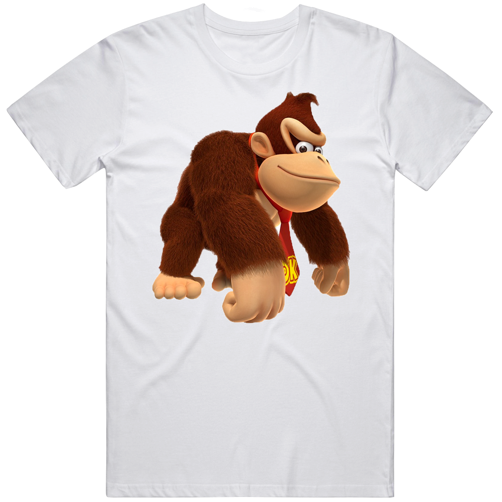 Donkey Kong Donkey Kong Video Game Character Men’s 100% Cotton White T Shirt Donkey Kong Donkey Kong Video Game Character Men’s 100% Cotton White T Shirt