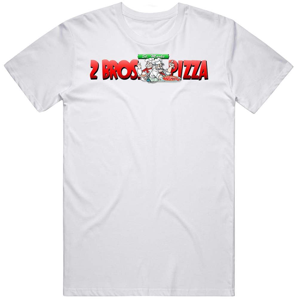 2 Bros Pizza Restaurant Foodie Tour Brand Logo Fan Men’s 100% Cotton White T Shirt 2 Bros Pizza Restaurant Foodie Tour Brand Logo Fan Men’s 100% Cotton White T Shirt