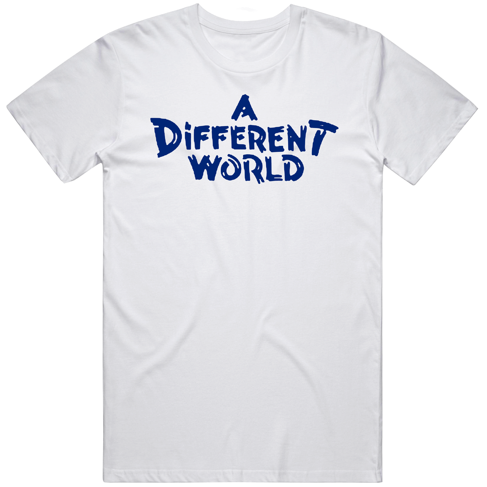 A Different World Retro 80s Tv Show Logo Fan Men’s 100% Cotton White T Shirt A Different World Retro 80s Tv Show Logo Fan Men’s 100% Cotton White T Shirt