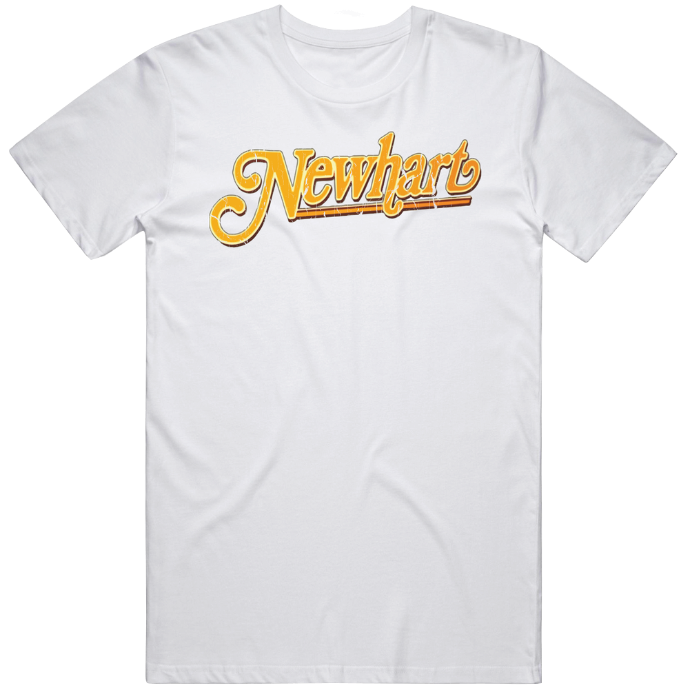 Newhart Retro 80s Tv Show Logo Fan Men’s 100% Cotton White T Shirt Newhart Retro 80s Tv Show Logo Fan Men’s 100% Cotton White T Shirt
