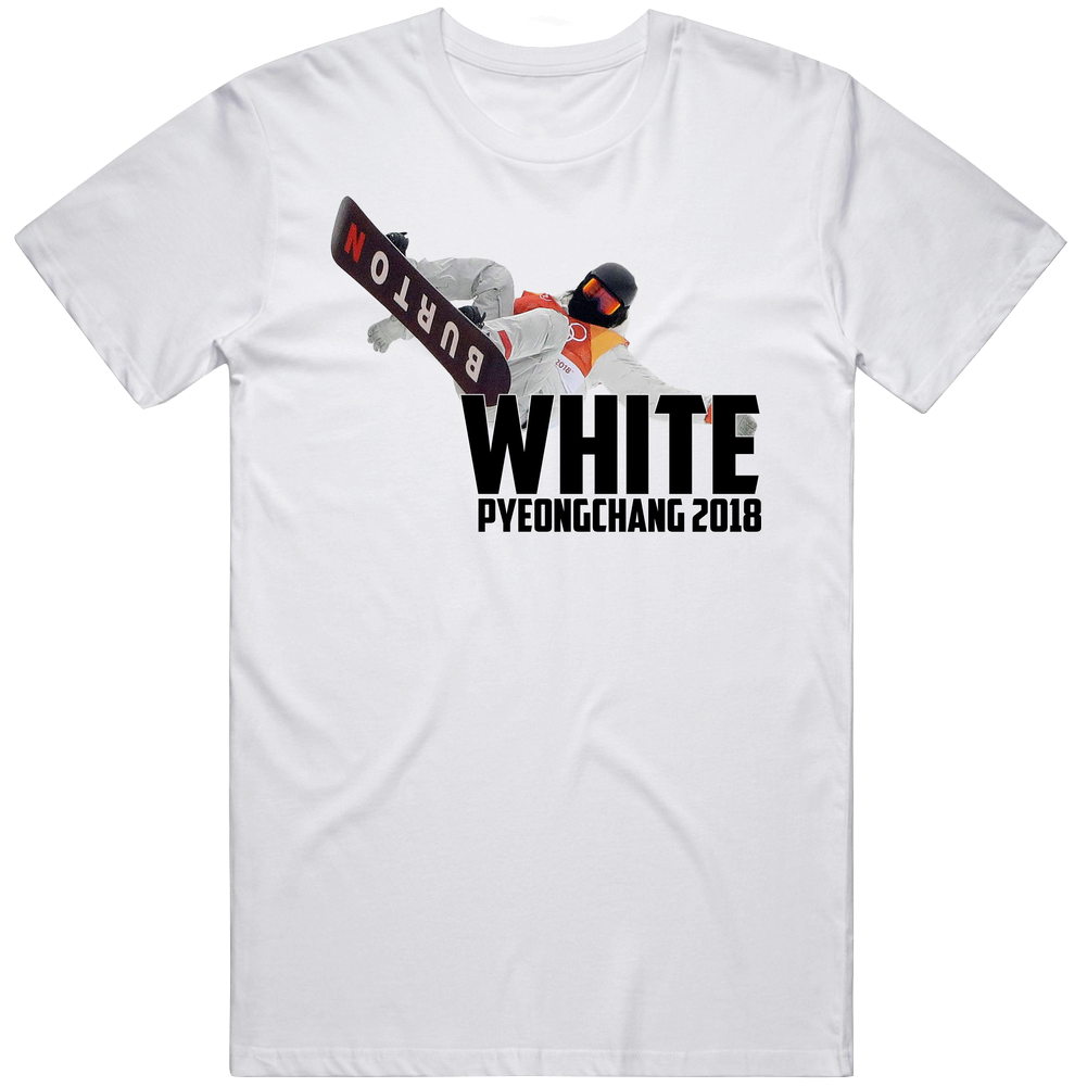 Shaun White Usa Snowboarding 2018 Olympic Athelete Fan Men’s 100% Cotton White T Shirt Shaun White Usa Snowboarding 2018 Olympic Athelete Fan Men’s 100% Cotton White T Shirt