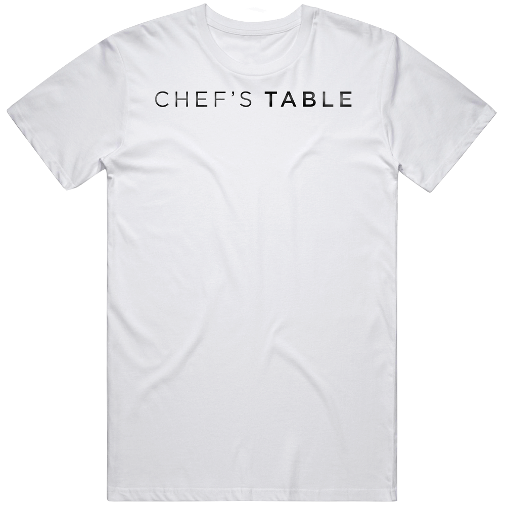 Chef's Table Netflix Original Fan Men’s 100% Cotton White T Shirt Chef's Table Netflix Original Fan Men’s 100% Cotton White T Shirt