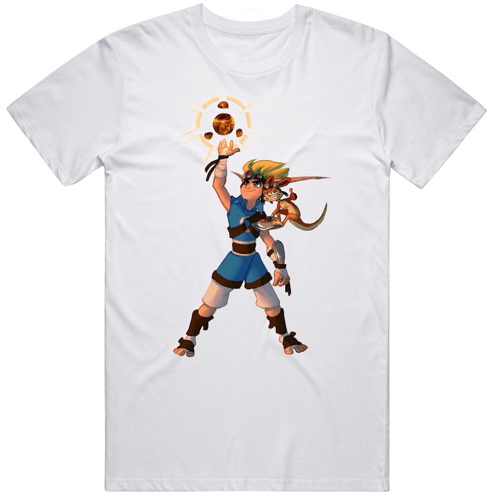 Jak Jak And Daxter The Precursor Legacy Video Game Character Men’s 100% Cotton White T Shirt Jak Jak And Daxter The Precursor Legacy Video Game Character Men’s 100% Cotton White T Shirt
