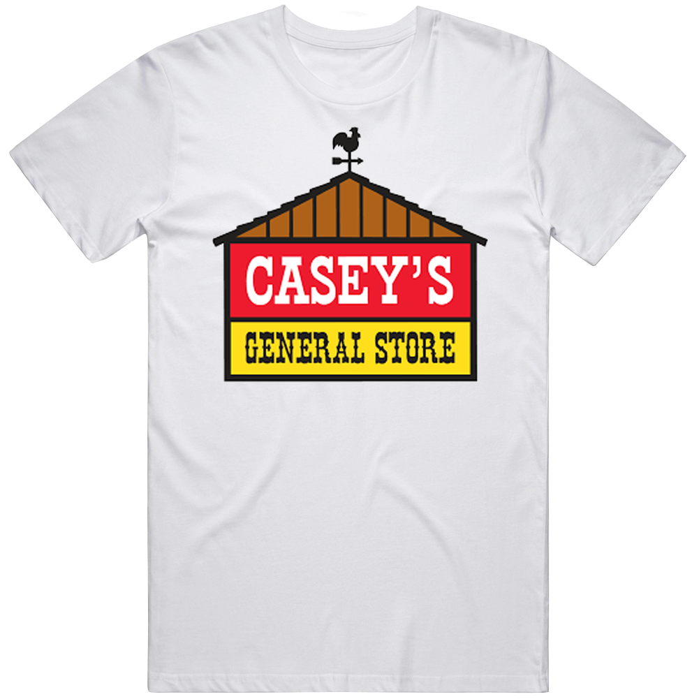 Casey's Breakfast Pizza Restaurant Foodie Tour Brand Logo Fan Men’s 100% Cotton White T Shirt Casey's Breakfast Pizza Restaurant Foodie Tour Brand Logo Fan Men’s 100% Cotton White T Shirt